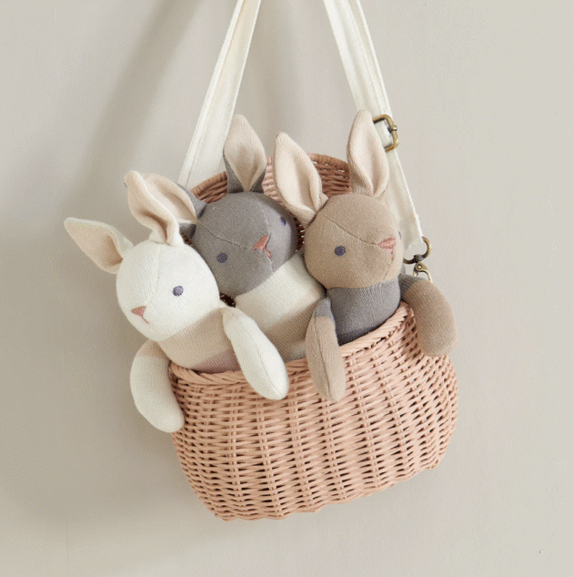 Baby Threads Grey Bunny Doll, ThreadBear